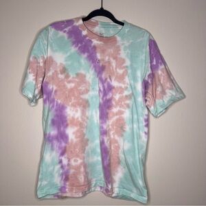 Nike Men's Short Sleeve Tie-Dye Tee - Purple, Pink, Green